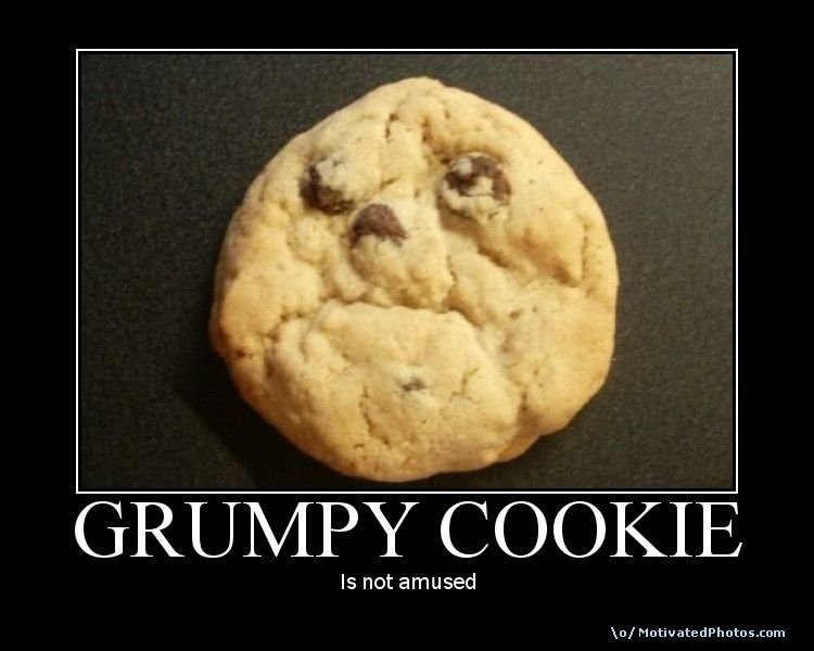 Grumpy cookie