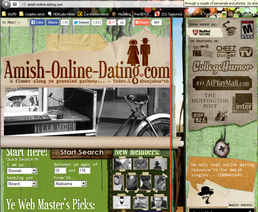 Amish online dating