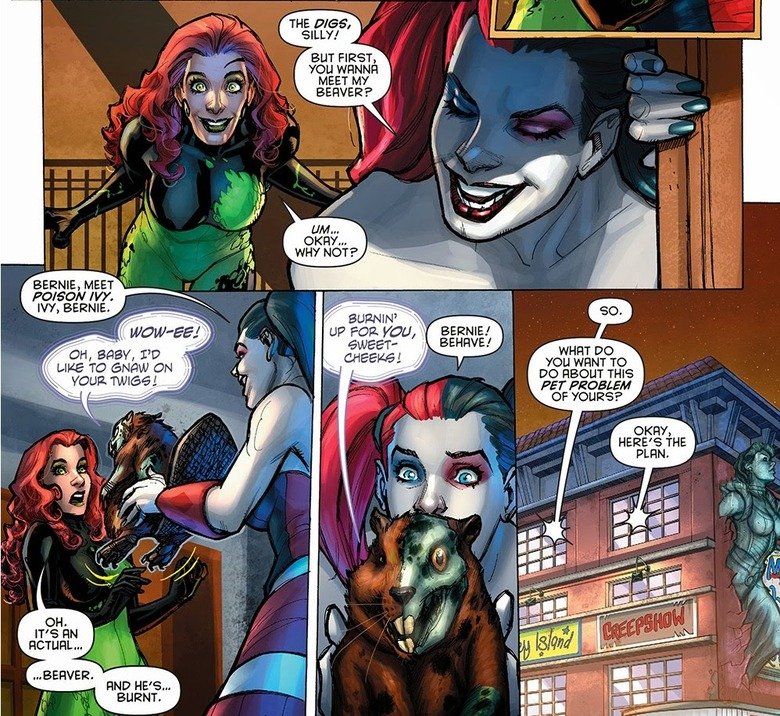 Harley Quinn dating Poison Ivy