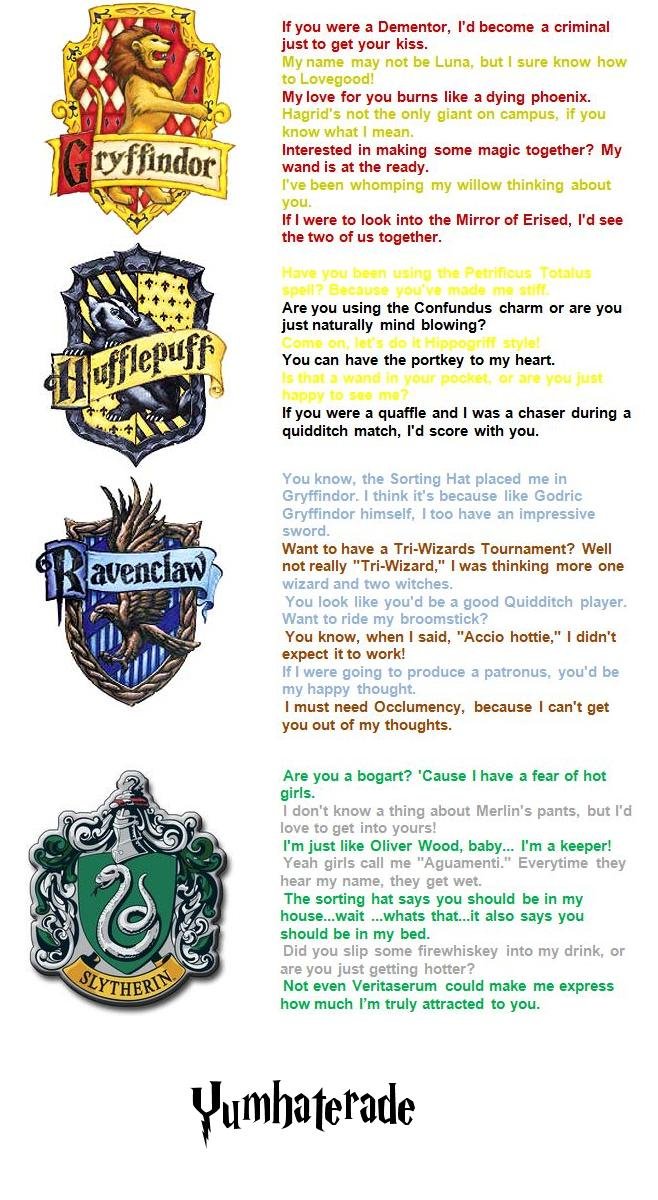 Harry Potter Chat Up Lines