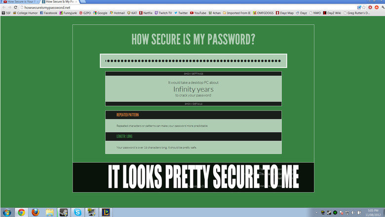 how secure is my password dashlane