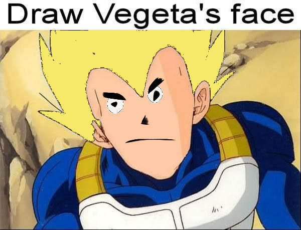 super vegeta face