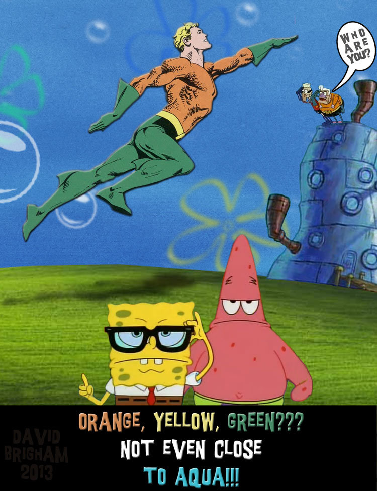 Is Aquaman colorblind?