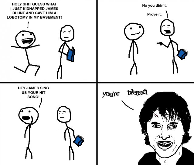 James Blunt Captcha Comic