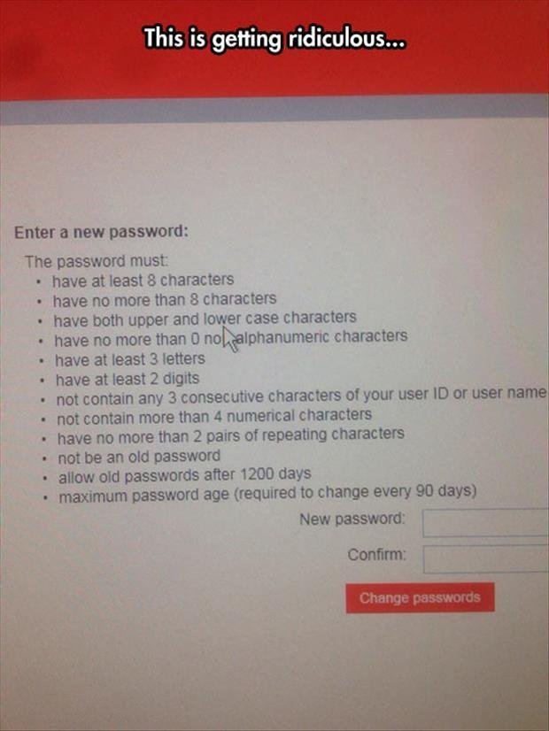le funny password
