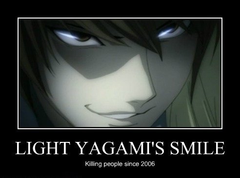 Light Yagamis Smile
