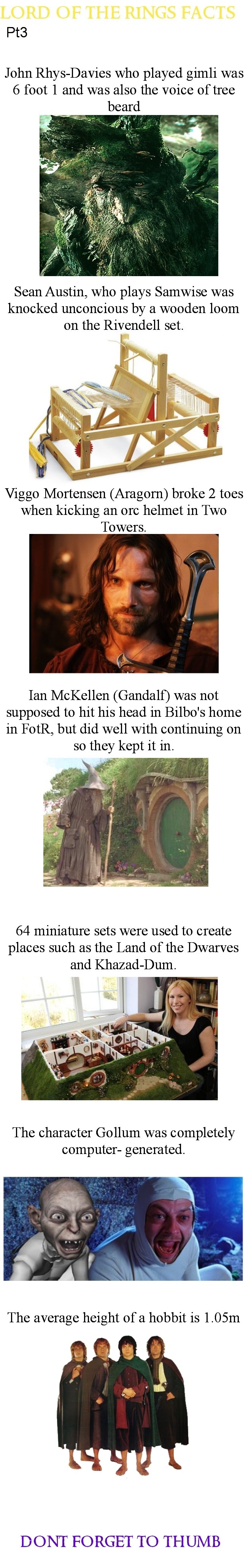 lord of the rings facts pt3