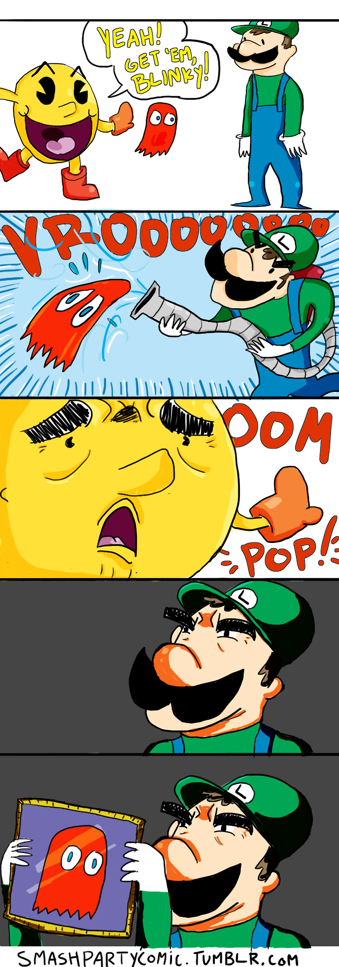Luigi vs pacman - YouTube