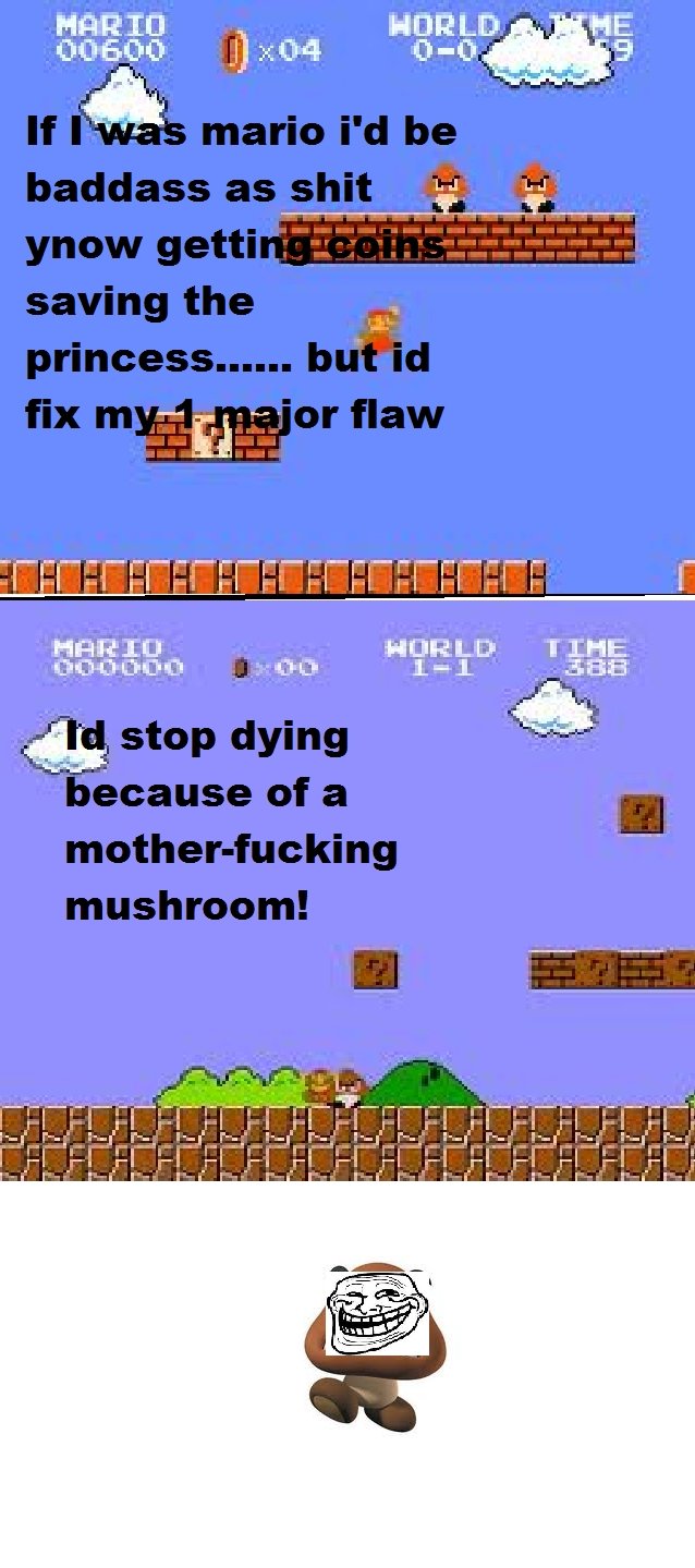 Mario's major flaw