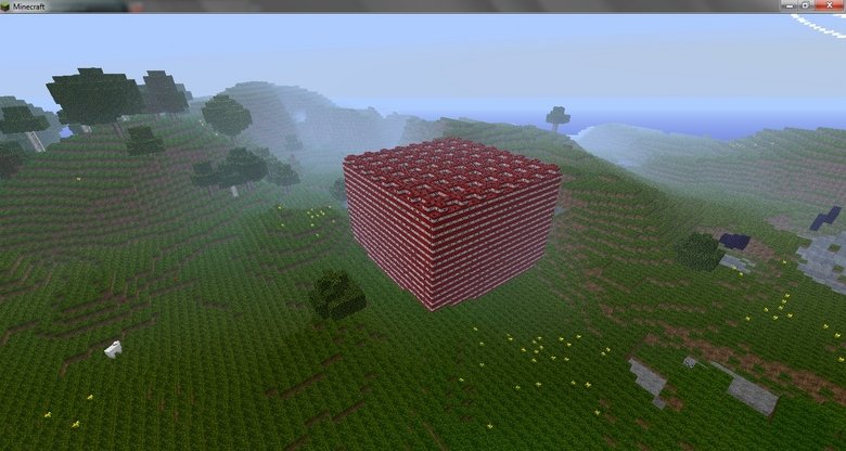 Minecraft TNT cube (read description)