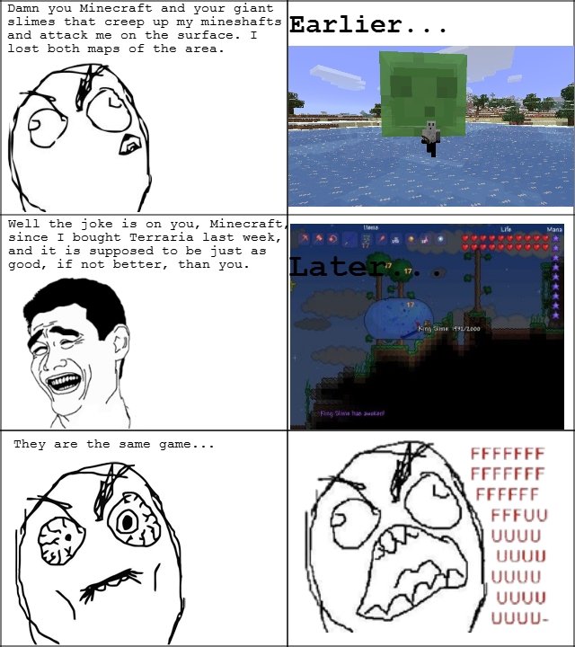 Minecraft vs. Terraria