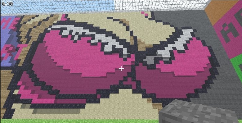 Minecraft Boobs Well i show off some awesome pixel art and templates! minec...