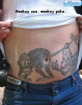 no evil monkeys by Cory Norris TattooNOW