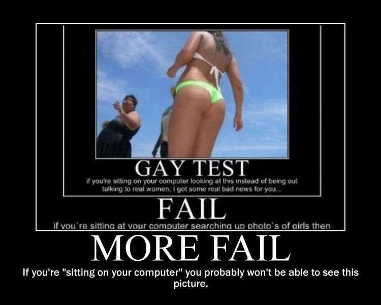 The gay test funny