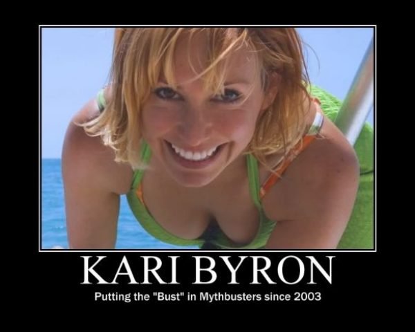 Hot mythbusters kerry Kari Byron