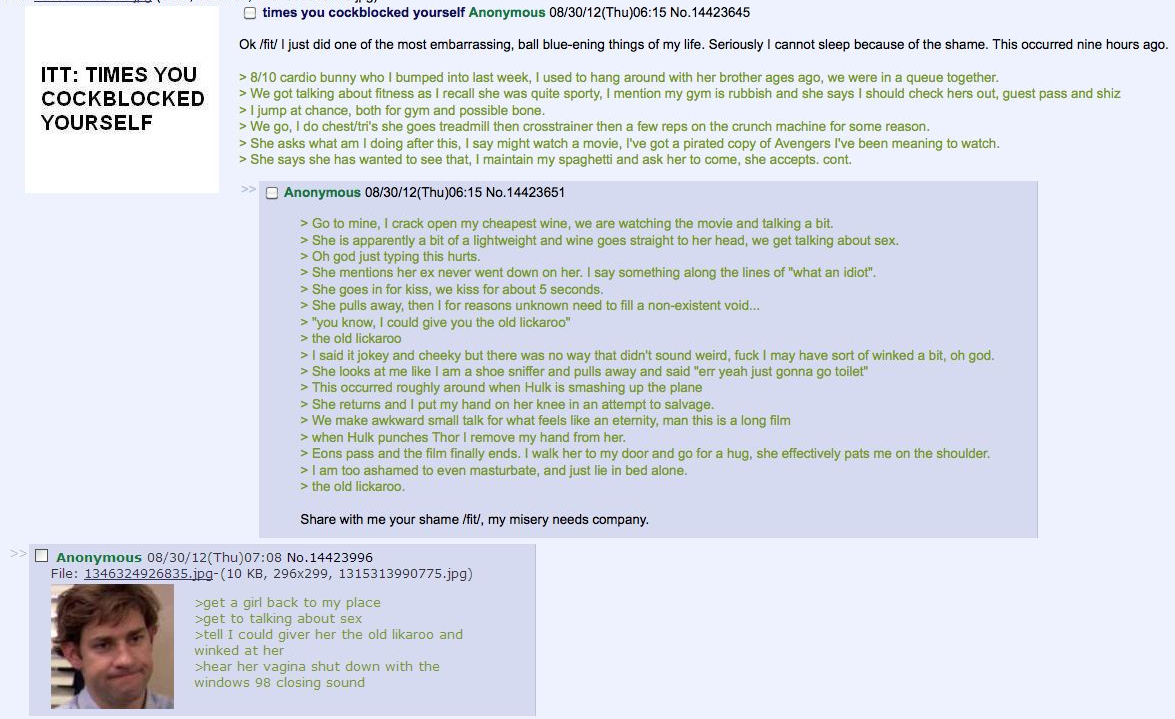 Not Another Greentext Story About Sex