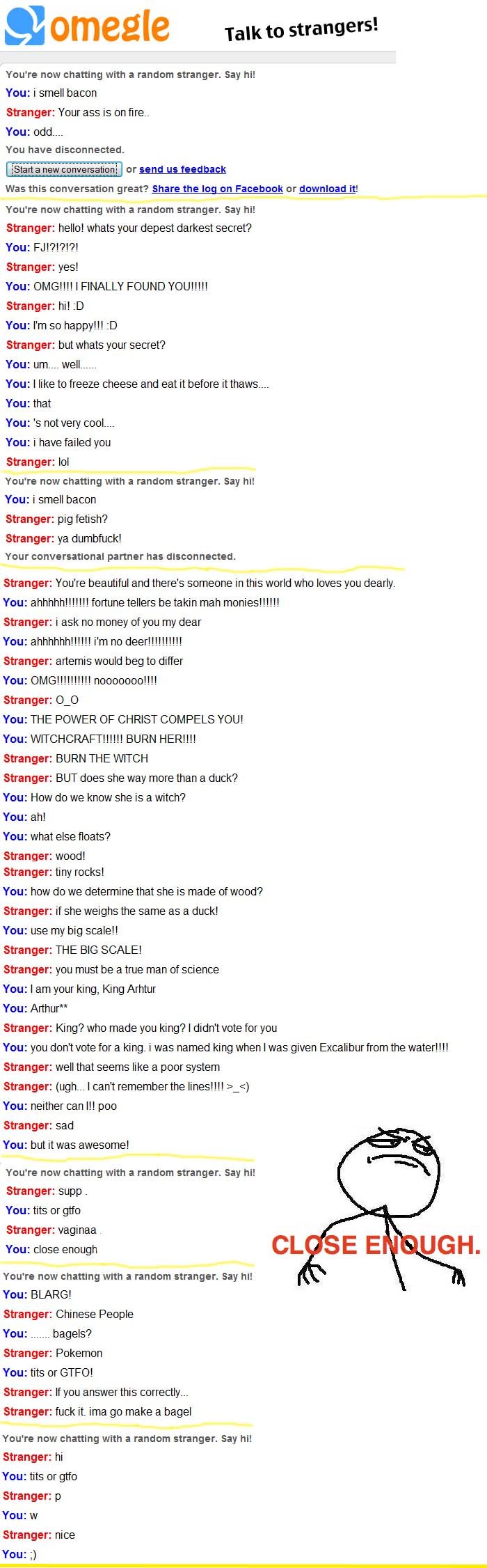 Omegle Experience
