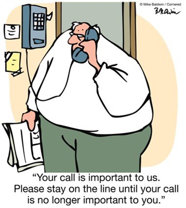 on hold