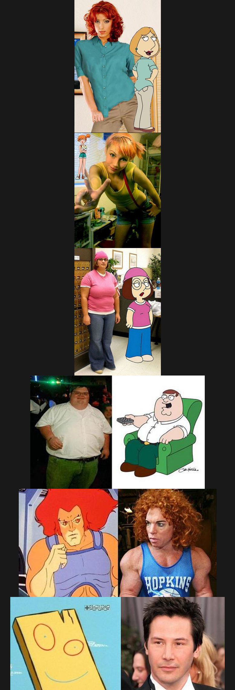 People Who Look like Cartoon Characters