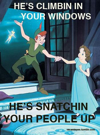 Peter Pan Bedroom Intruder