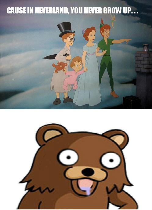 teddy bear from peter pan