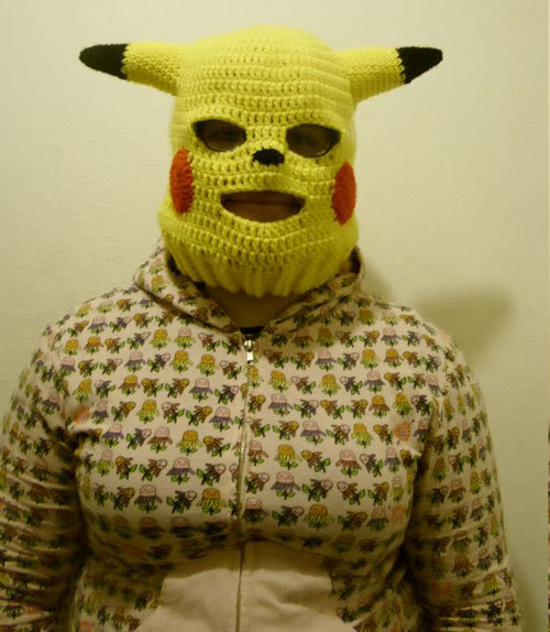 Pikachu Face Mask
