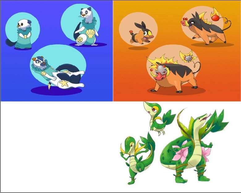 pokemon 5th gen evolutions