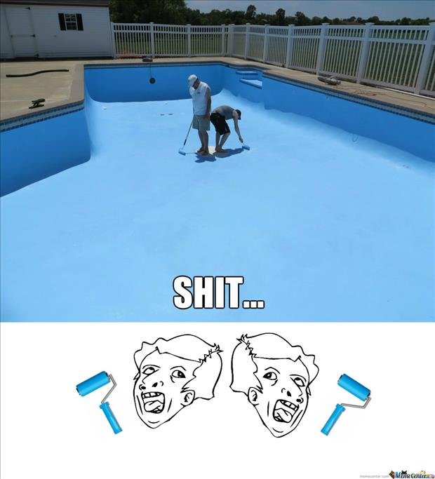 painting your pool