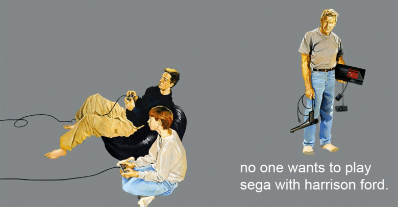 No one wants to play sega with harrison ford poster #10