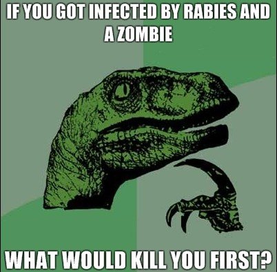 Rabies or zombies?