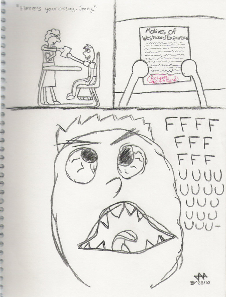 Rage comic essay image