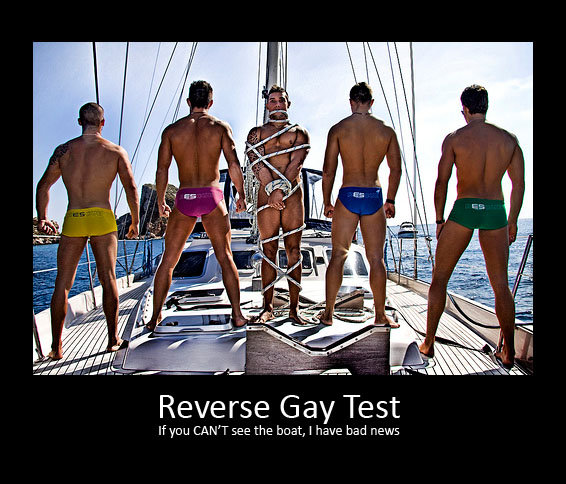Reverse Gay Test.