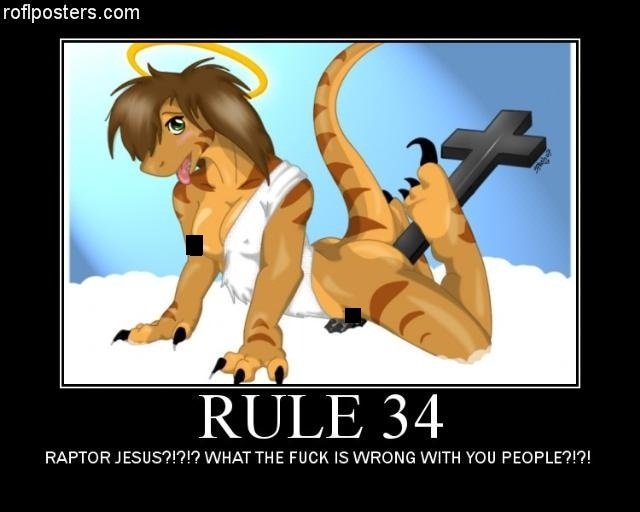 Rule 34 Raptor Jesus.