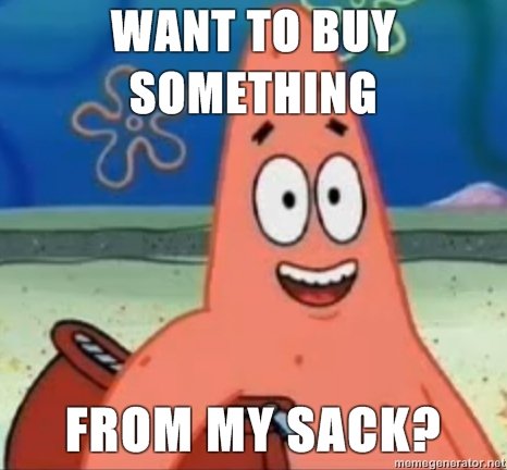 SACK FOR PAT