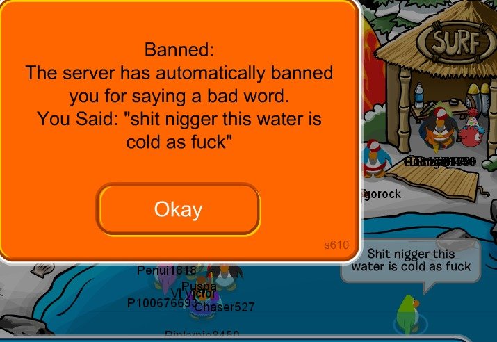 Resultado de imagen para you are banned club penguin