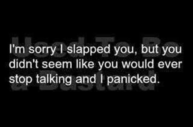 Sorry I Slapped You