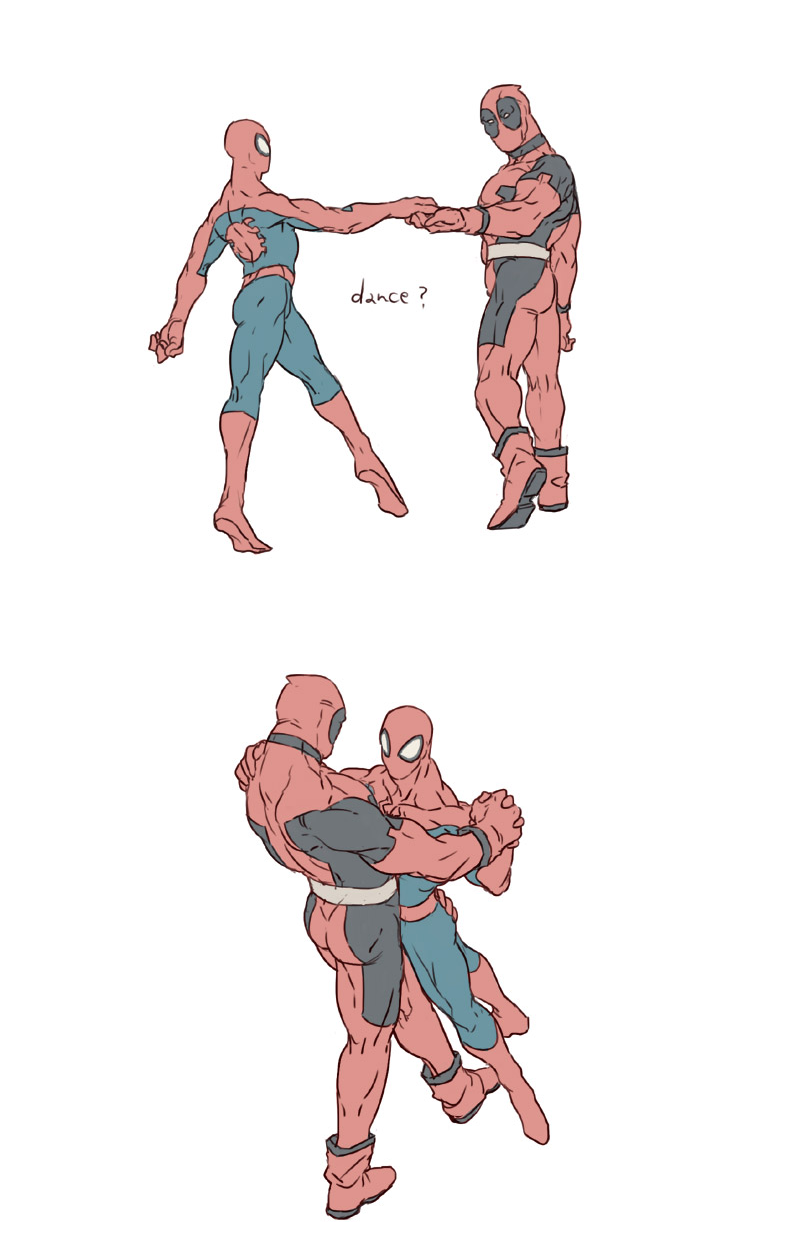 Spiderman deadpool x Spiderman X