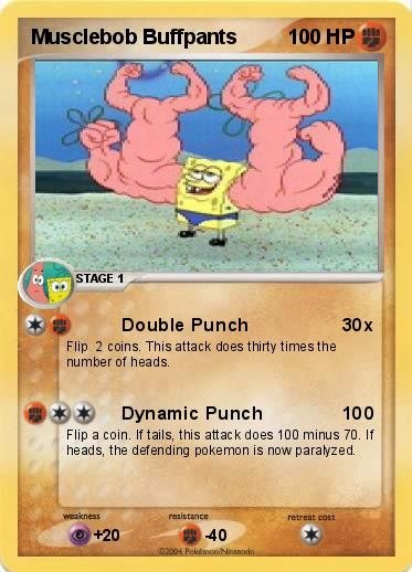 funny fake spongebob pokemon cards