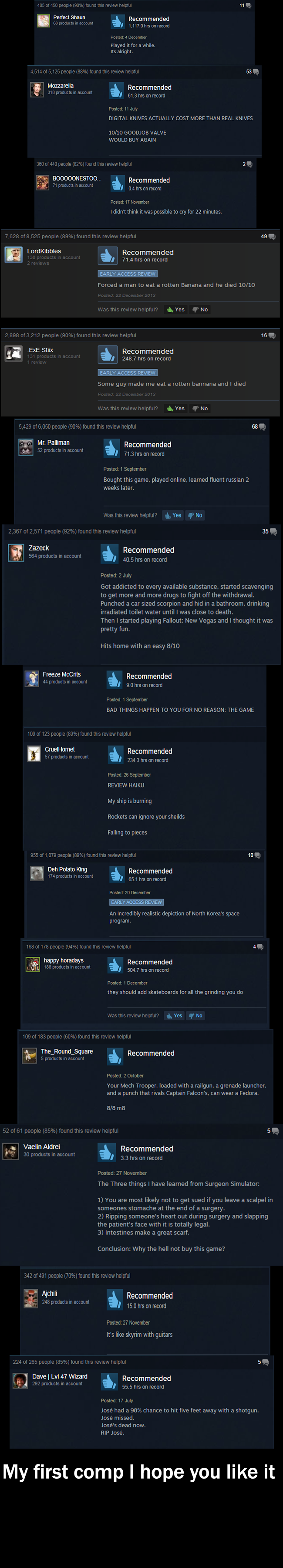 Steam Reviews