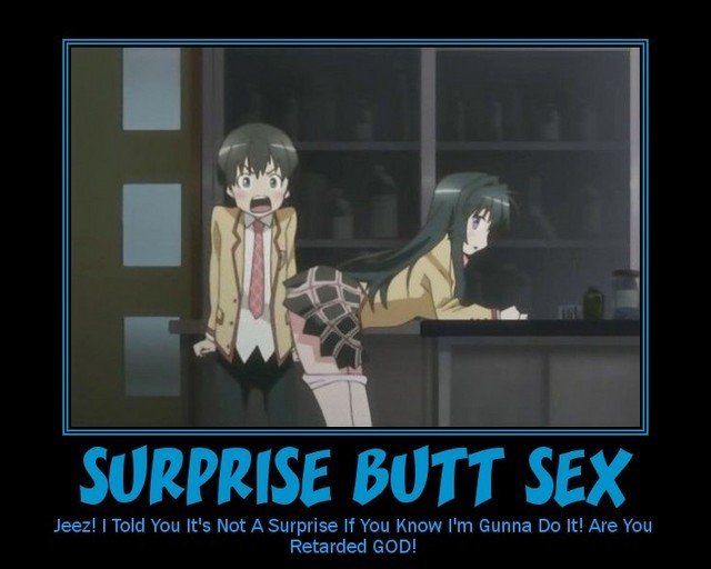 Surprise Butt sex.