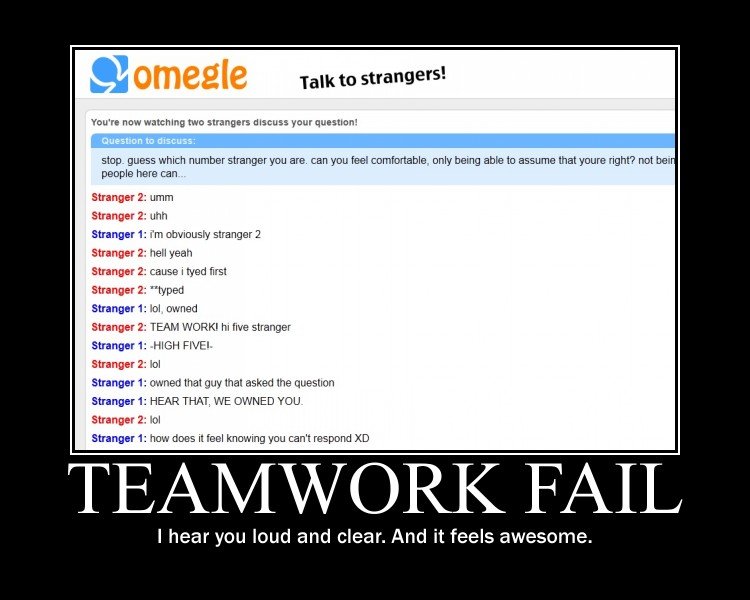 teamwork fail meme