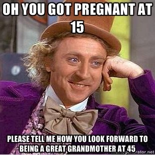 Image result for teenage pregnant funny meme
