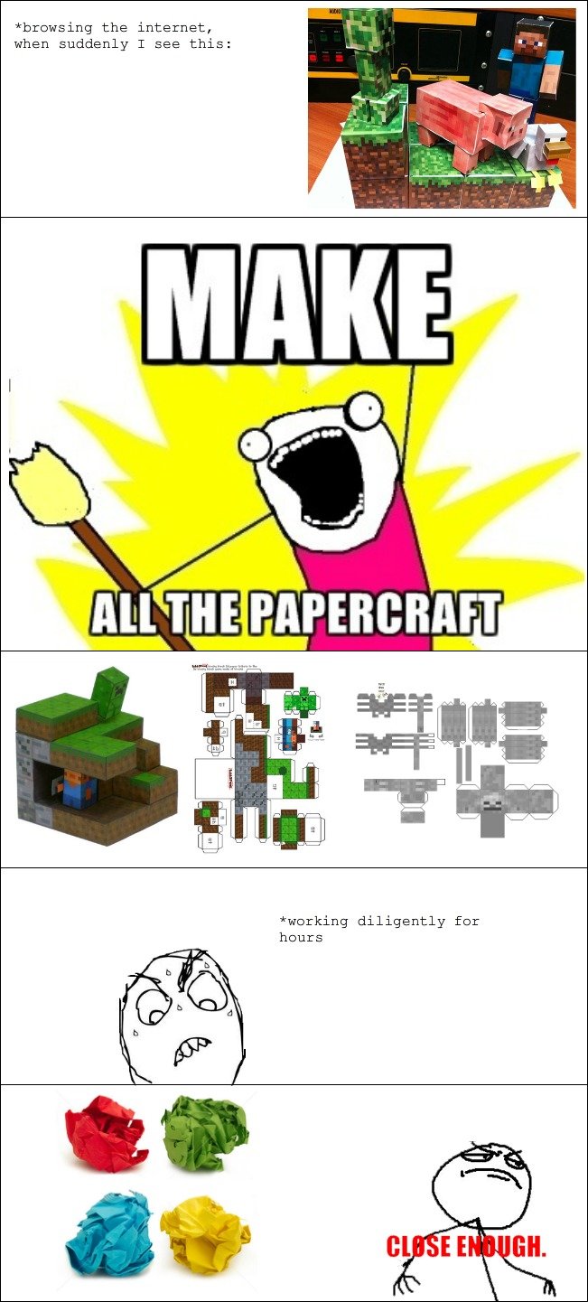 Minecraft Paper Craft - Instructables