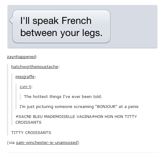 French language in sexy The 17