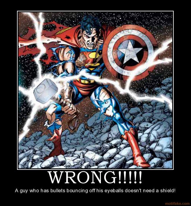 superman thors hammer