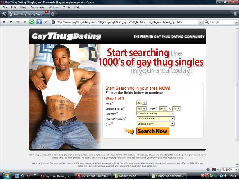 gay thug dating ad
