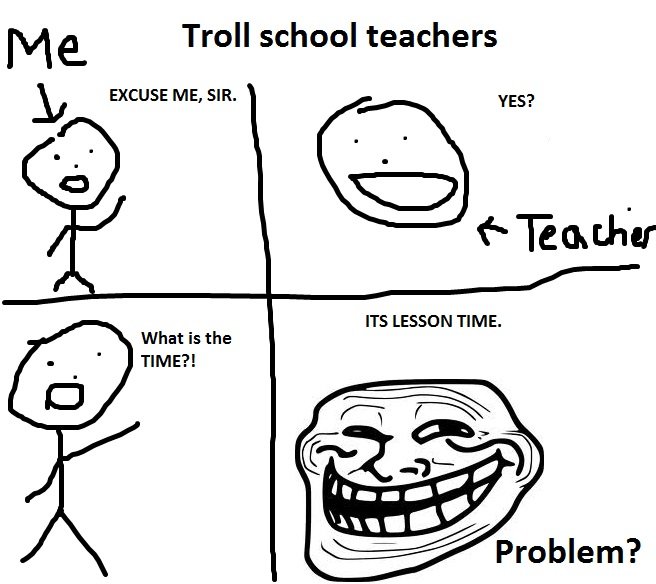 Troll teacher