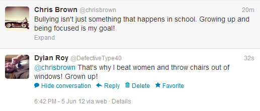 Trolling Chris Brown