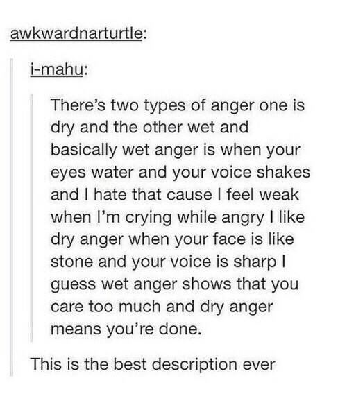 Two Types of Anger