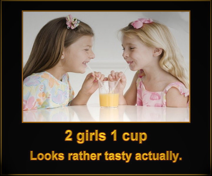 Girls a cup and two 